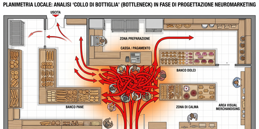 Dove posizionare la cassa? La guida neuro-strategica per eliminare i colli di bottiglia e aumentare lo scontrino medio